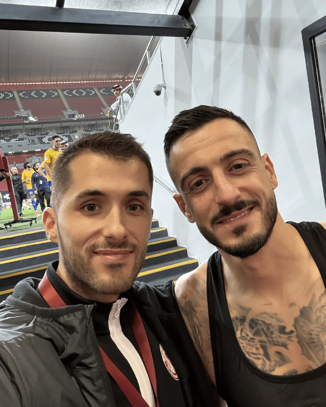 Juanda Nutricionista deportivo en Activeat con Joselu